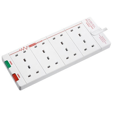 8 Socket Surge Protected Extension Board - 2M