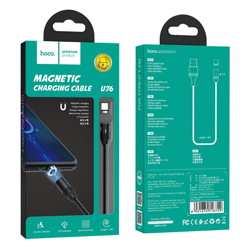 Fresh Magnetic Type-C Charging Cable  - 1.2M