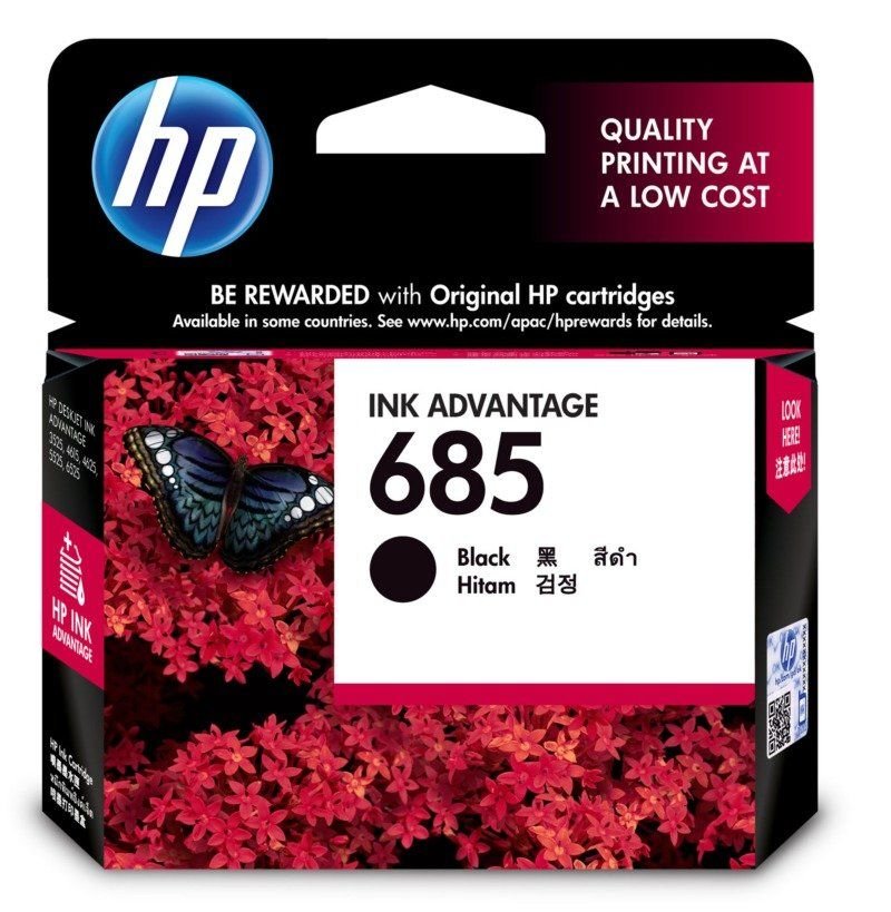 HP 685 Black Inc Cartridge