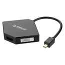 Orico Mini DisplayPort to HDMI, DVI and VGA Adapter - 4K