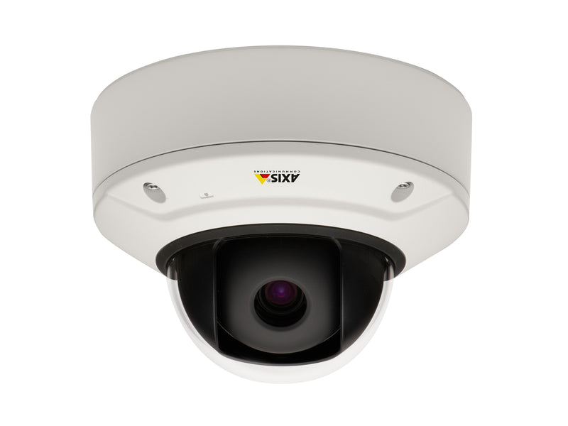 AXIS P3214-V indoor impact-resistant dome IP camera with HD 720p, true day/night, remote focus & zoom and edge storage