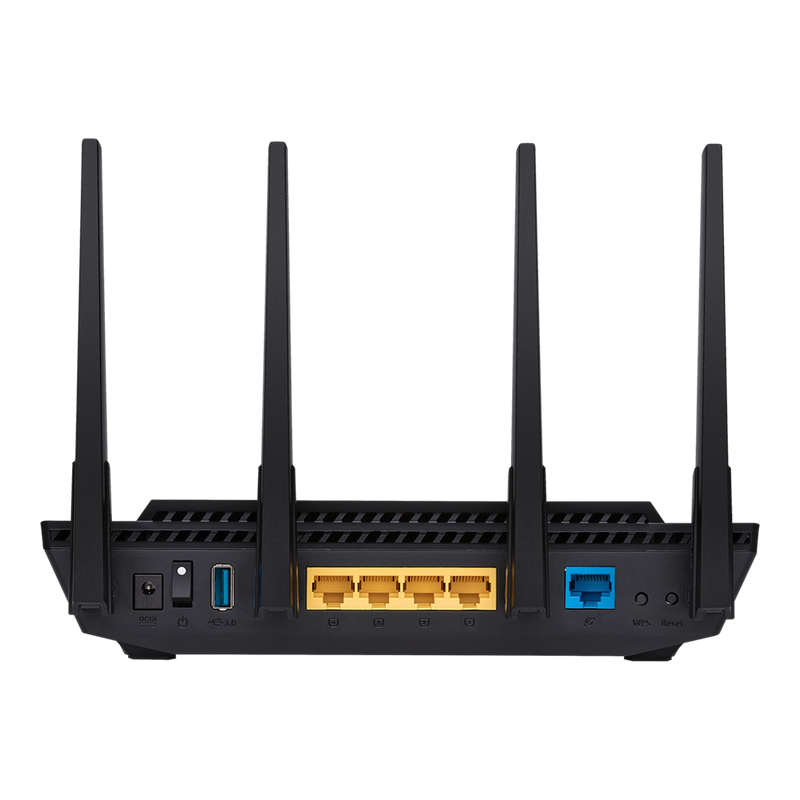 ASUS AX3000 Dual Band WiFi 6 (802.11ax) Router with MU-MIMO and OFDMAASUS AX3000 Dual Band WiFi 6 (802.11ax) Router with MU-MIMO and OFDMA