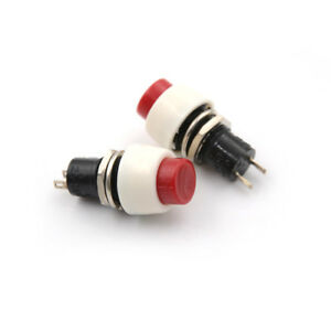 On/Off Toggle Push Switch (2 pin, RED)