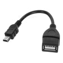 USB 1.1 Female To Mini USB 4 Pin - Camera Data Cable