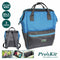 Colorful Fashion Backpack (Aqua/ dark blue)