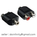 RCA Female to 2 RCA Female Converter