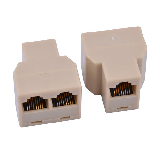 RJ45 Female To 2 RJ45 Female Splitter