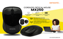 SENSONIC MSE-MX250BX MX250 CORDLESS OPTICAL WIRELESS MOUSE