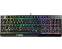 MSI VIGOR GK30 RGB Gaming Keyboard, 6-Zone RGB Lighting, Water Repellent & Splash-Proof, Mechanical-Like Plunger Switches