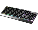 MSI VIGOR GK30 RGB Gaming Keyboard, 6-Zone RGB Lighting, Water Repellent & Splash-Proof, Mechanical-Like Plunger Switches