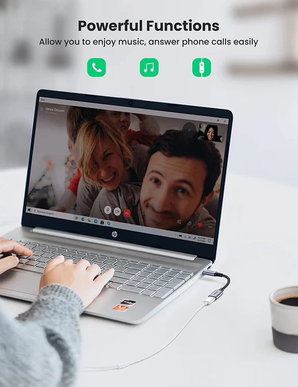 UGREEN USB-C to Lightning Female Audio Cable