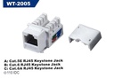 Cat.6A RJ45 Keystone Jack