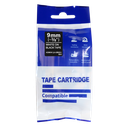 Epson Compatible Standard Label Tape (White on Black) 9mm x 8m