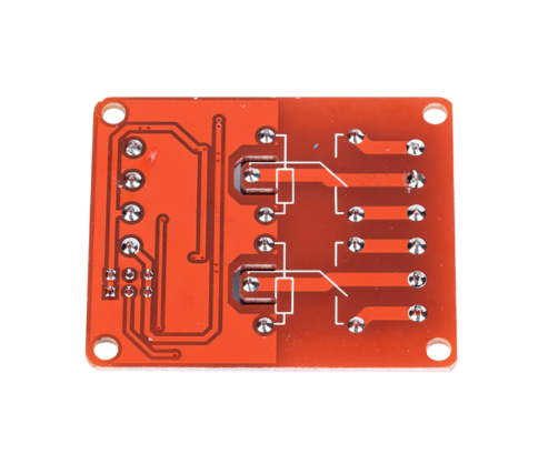 5V-12V 2 Channel Relay Module Support high and low level trigger (Red board)