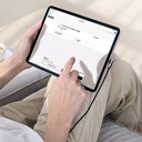 UGREEN USB-C to USB-C PD Fast Charging 90 Degree Cable 3A Max Gray Black 1m