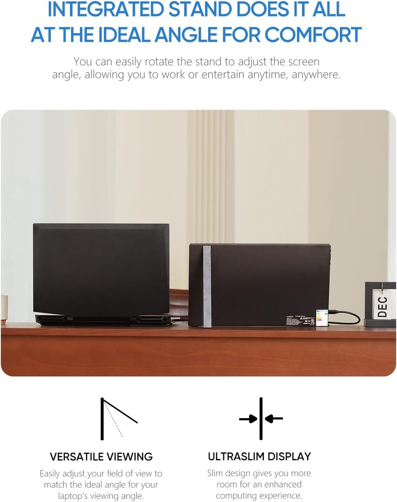 ARZOPA 16.1" 1080p 144Hz Portable Monitor - Black