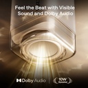 Aurzen BOOM Air 1080p 300ANSI Auto Focus & Keystone Speaker 10W USB-C Google TV Smart Projector