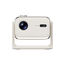 Aurzen BOOM Mini 1080p 2.4G + 5G Auto Focus & Keystone Speaker 10W Google TV Projector - Beige