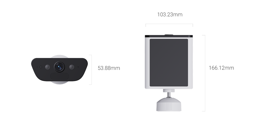 EZVIZ CB5 4K Smart Home Solar Battery Camera Type-C