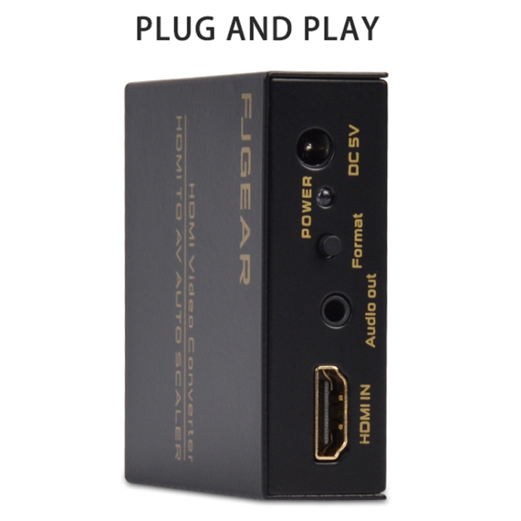 FJGear AV / RCA to HDMI Converter with Audio