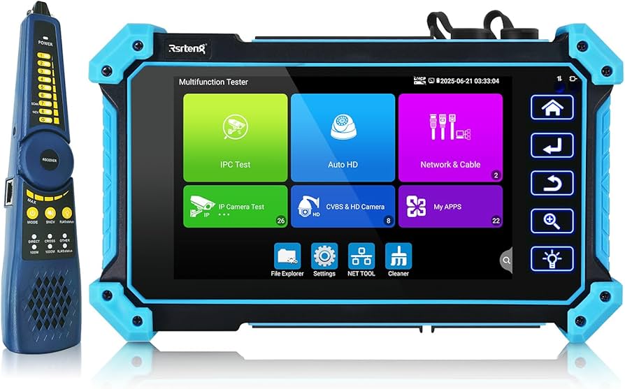 Manual PDF Rsrteng IPC-9310 Plus 4K IP Camera Tester 4" Touch