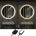 Trumsense WS08D1 Touch Switch Dual Color Brightness and Color Temperature Smart Mirror