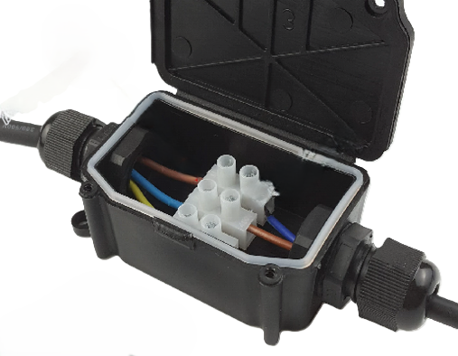 Outdoor IP65 UV/Waterproof Junction Box Enclosure for Electric Cable