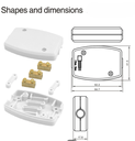 3 way Terminal Electrical Junction Box,13Amp 250V Durable Waterproof Cable Connector,Universal Electrical Project Box