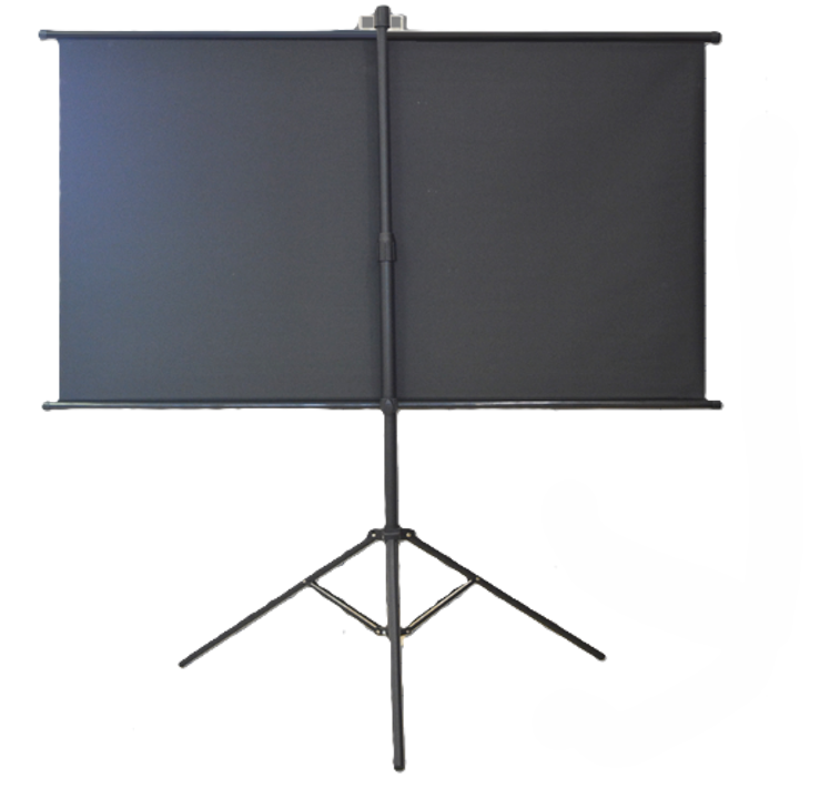 Tripod Projector Screen - 65" x 50"