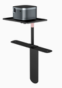Bed Sofa Projector Stand, Height Adjustable Projector Mount Base, 360° Rotation, Universal Bedside Bracket