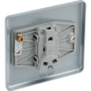 BG - British General Metal Clad MC512 IP20 20A 16AX Plate Switch 1G 2Way