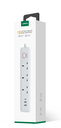 UGREEN 30W 3 AC Power Strip with Master Switch (2A1C)