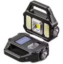High Power Multi Functional Portable Led Rechargeable Light with Solar Charging 1200mAh HS-FD053-5W-White
