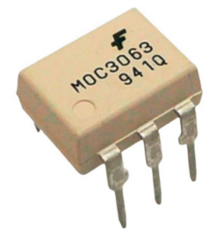 MOC3063 IC - Zero-Cross Triac OptoIsolator IC