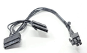 4-Pin to Dual Sata Connector