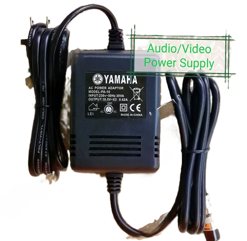Yamaha PA-10 18.5VAC 0.62A 35W Adapter