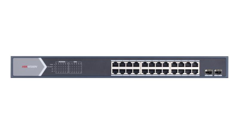 Hikvision 24 Port Gigabit Unmanaged POE Switch