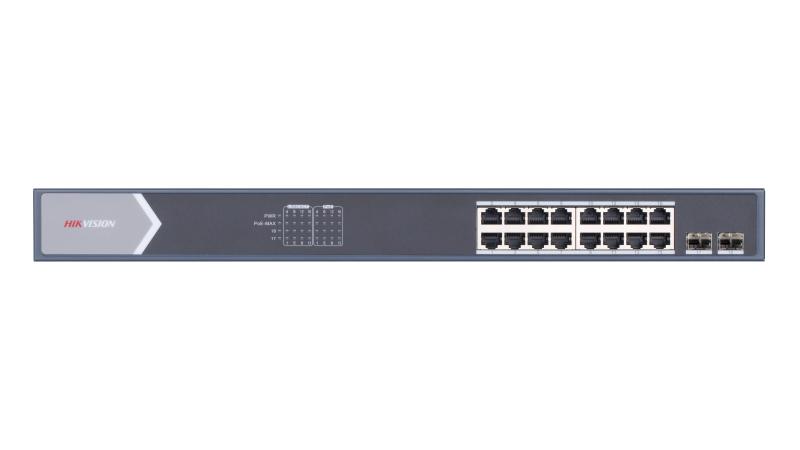 Hikvision 16 Port Gigabit Unmanaged POE Switch