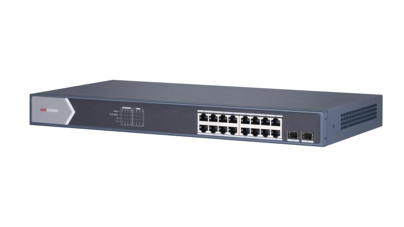 Hikvision 16 Port Gigabit Unmanaged POE Switch