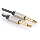 6.5MM male to male stereo Auxiliary Aux Audio cable  Black 3M