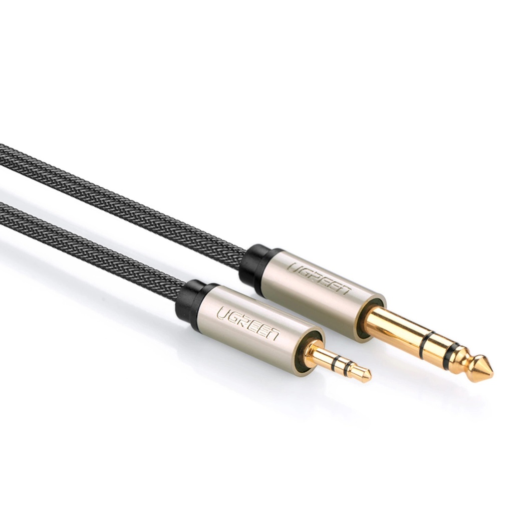 UGREEN 3.5mm to 6.35mm TRS Stereo Audio Cable 2m (Gray)