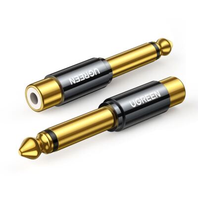 UGREEN 6.35mm Male to RCA Female Adapter