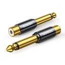 UGREEN 6.35mm Male to RCA Female Adapter