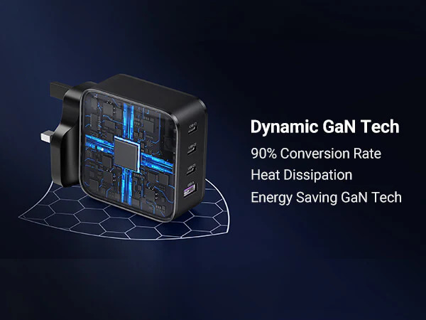 UGREEN Fast Charging Power Adapter with QC3.0 UK (Black)