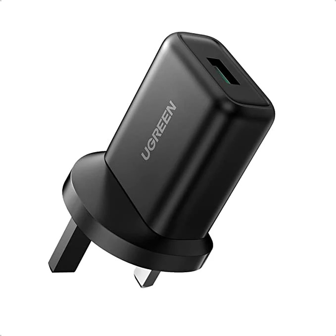 UGREEN Fast Charging Power Adapter with QC3.0 UK (Black)