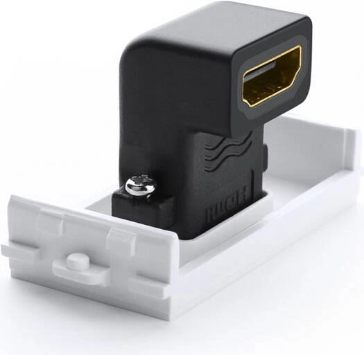 UGREEN HDMI Socket Panel Elbow (White)