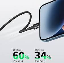 UGREEN Lightning To USB-C PD Charging Cable 1m (Black)