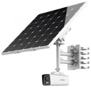 [86520] Hikvision 4MP Motorized Varifocal Bullet Solar Power 4G Network Camera Kit Image 