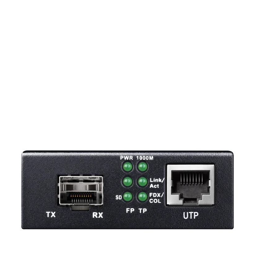 [86443] Cudy 10/100/1000M Gigabit PoE+ Media Converter Image 