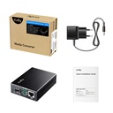 [86443] Cudy 10/100/1000M Gigabit PoE+ Media Converter Image 